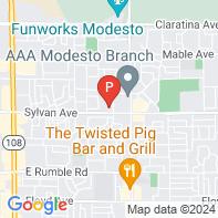 View Map of 1011 Sylvan Avenue,Modesto,CA,95350